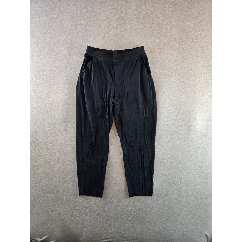 Lululemon Pants Women 8 Black Softstreme Drapey Stretch Athleisure LW5CEES